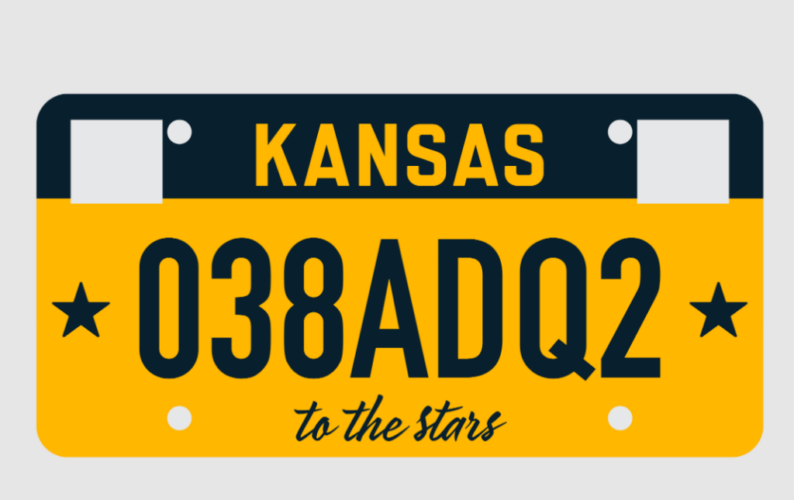 Kansas to adopt new vehicle license plate design, replacing eroded